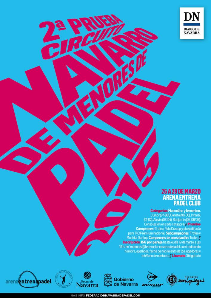 Segunda del Prueba Circuito Navarro de Menores 2015
